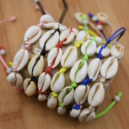 Cowrie Shell Bracelet Shell Anklet Sea Shell Bracelet Beach Jewellery Summer Holiday Gift Personalised Gift Tag